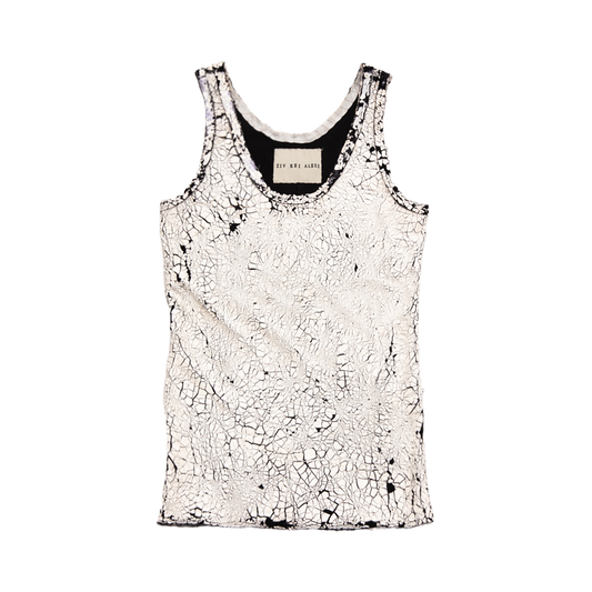 Crackle Sando in White Cement