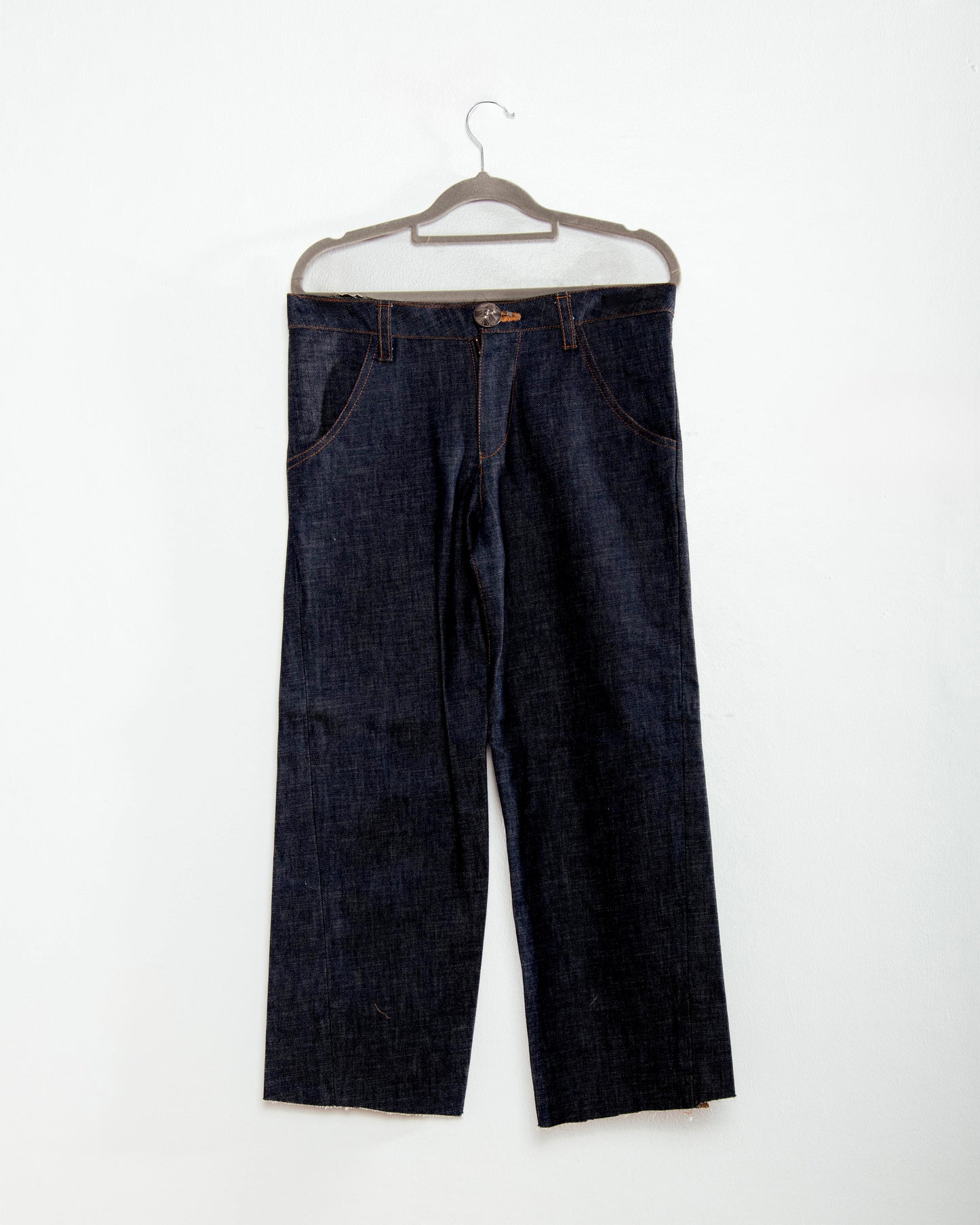 Cropped Buttonhole pants