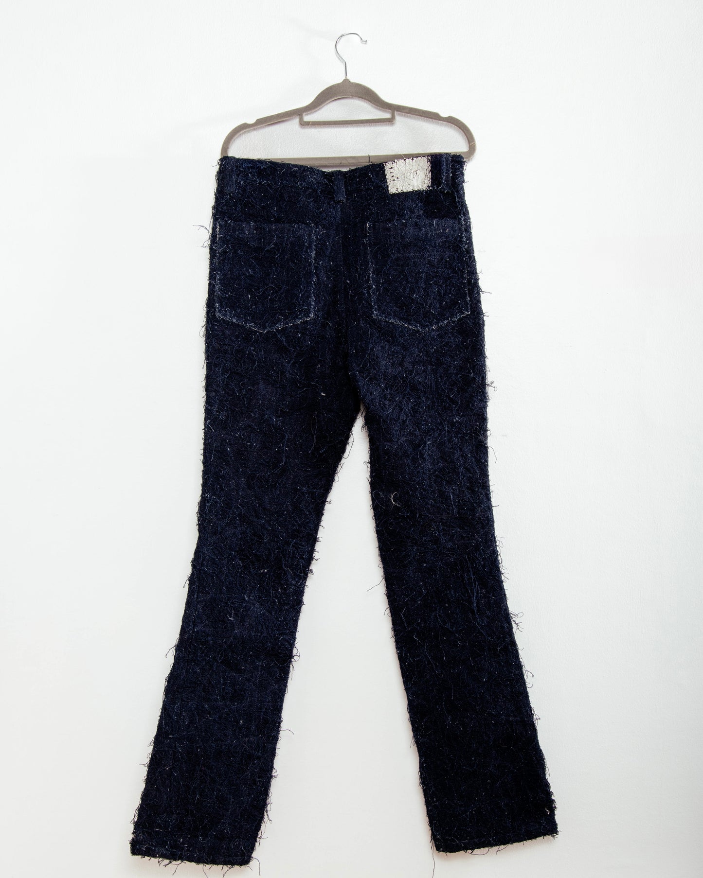 Denim Fur pants